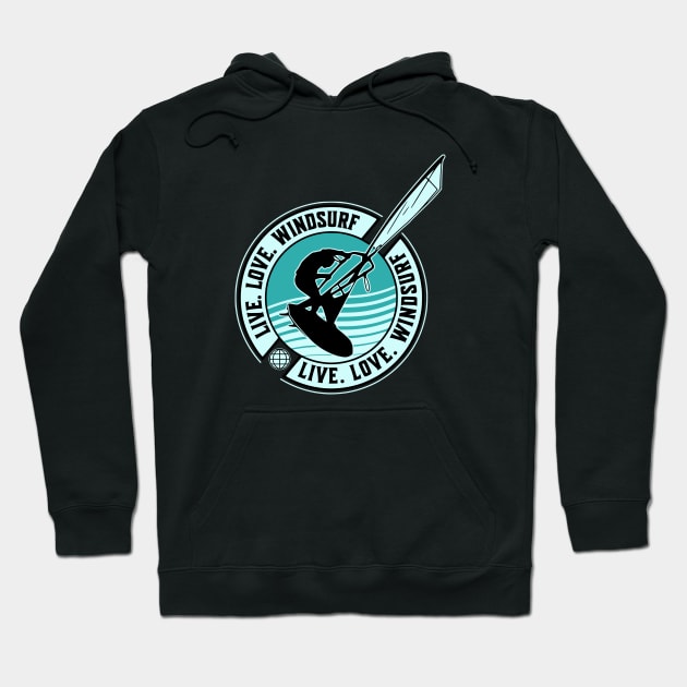 Windsurfing Hoodie by Graffik-Peeps